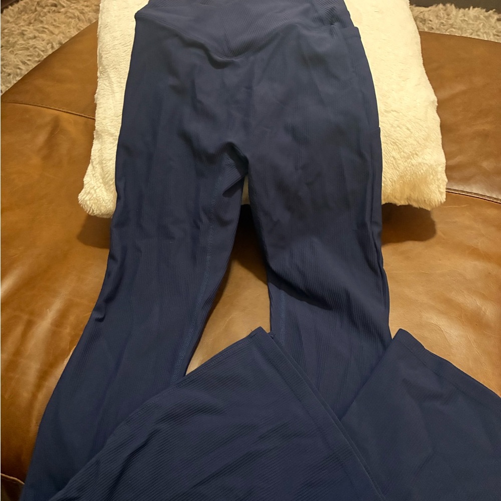 Kittenish Navy Flare Pants